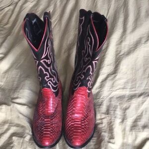 NOCONA brand Cowboy boots snake skin NOCONA